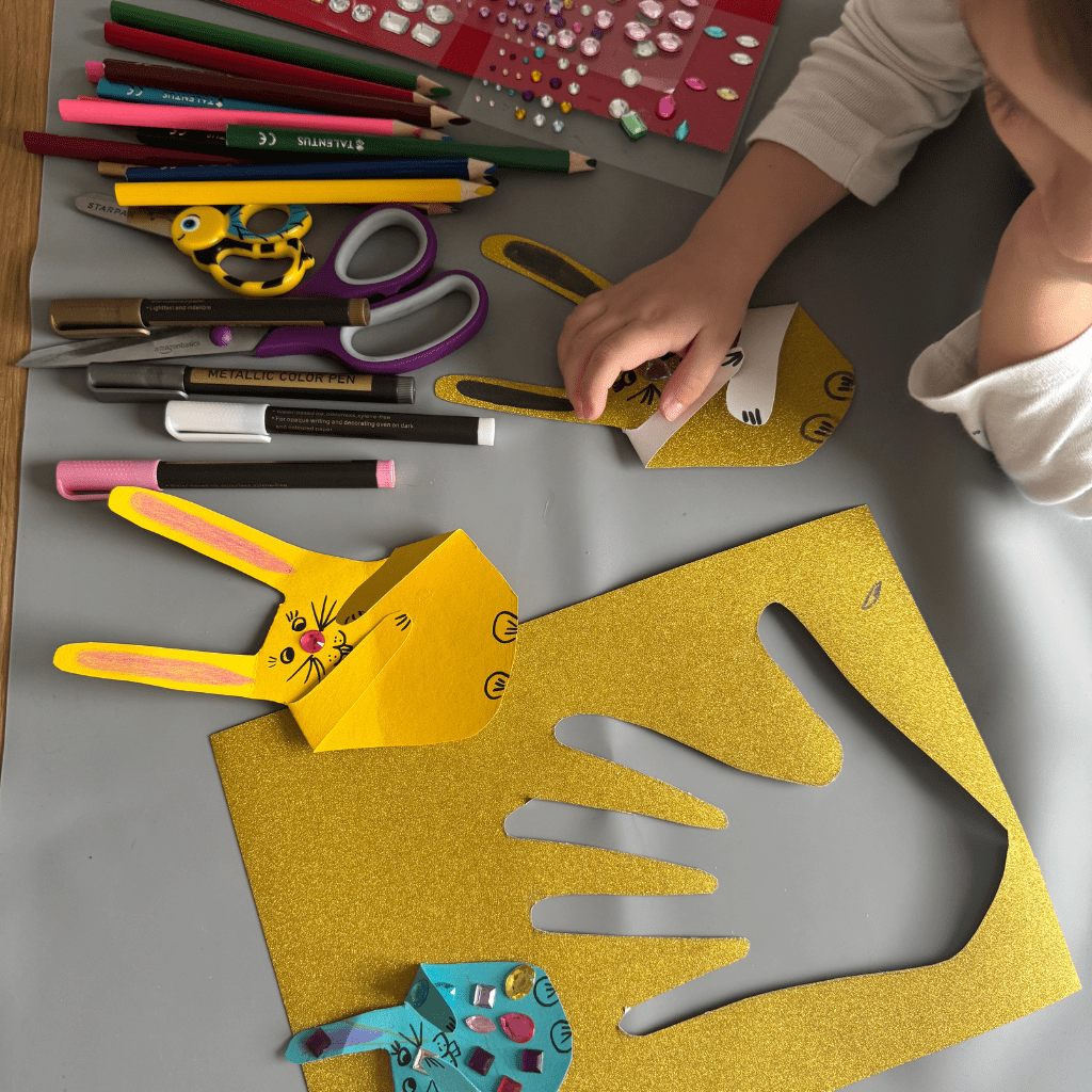 Ostern, Basteln, Osterhase, Kinder, Beschäftigung, Ideen, Eltern, Mama-Sein, Alltag, Papa, Kreativität