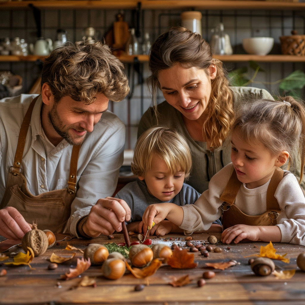 basteln mit naturmaterialien kinder herbstbasteln mit kindern einfache bastelideen für kinder diy herbst kinder kreative kinderbeschäftigung kastanien basteln herbst deko basteln basteln mit kleinkindern blätter basteln kinder steine bemalen kinder