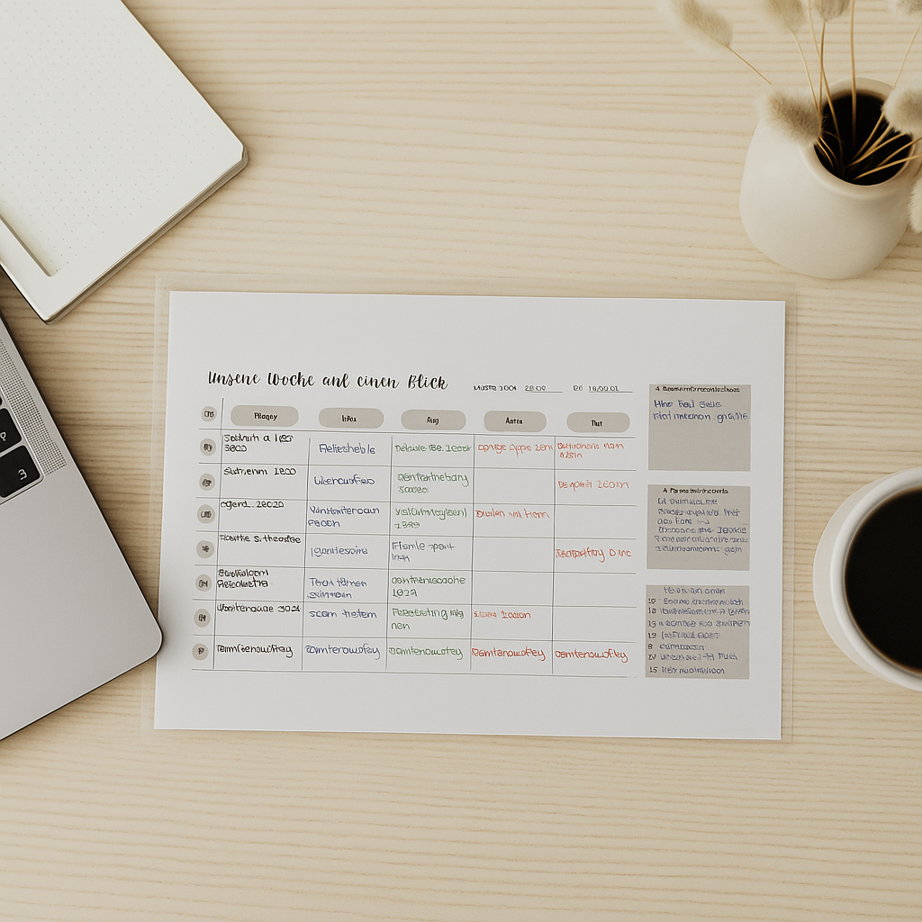 Wochenplaner Familie, Familienplaner, Familienorganisation, Familienalltag, Wochenplan, Vorlage, zum Ausdrucken, digital, Canva, Essen planen, Putzplan, Haushaltsplan, Meal Prep, Wochenübersicht, To-do-Liste, Familienstruktur, Familienroutine, DIY Planer, Familienplaner Vorlage, Familientermine organisieren, Familienleben planen, Wandplaner, Küche, Alltag organisieren